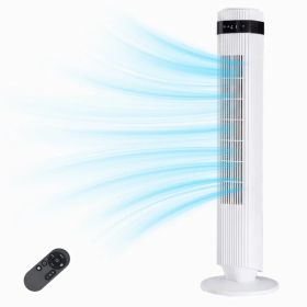 The Bedroom Is Equipped With A Silent Tower-type Fan, A 28-decibel Standing Fan, Intelligent Automatic Mode, And A 64' Swivel Bladeless Cooling F (Option: White)