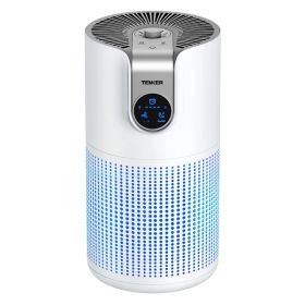 TENKER M03 Air Purifier White For Home Large Room HEPA Air Purifier For Bedroom Pets Kitchen, Air Filter Cleaner For Smoke Pollen Dust Dander Odo (Option: White)